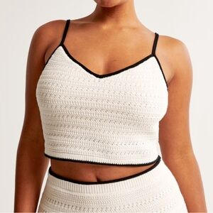 Abercrombie & Fitch Crochet Crop Top